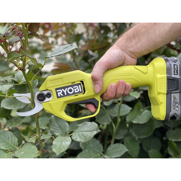 Ryobi RY18SCA-120P akkukäyttöiset oksasakset, 18 V, 2 Ah