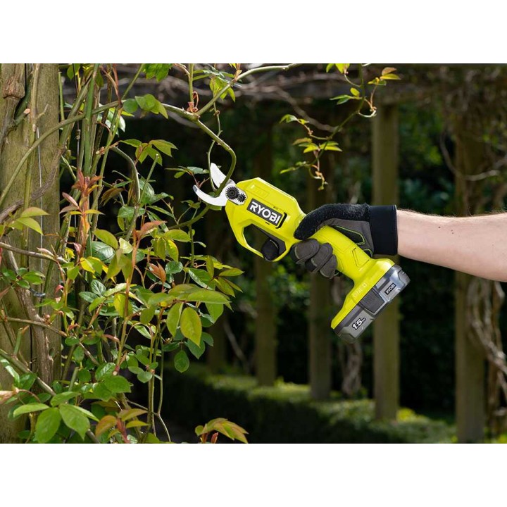 Ryobi RY18SCA-120P akkukäyttöiset oksasakset, 18 V, 2 Ah