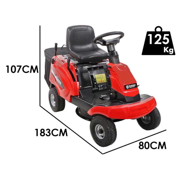 BlueBird TR P 62H minirider, 62 cm, 130 l, Loncin 1P75F, 224 cm³, hydrostaattinen