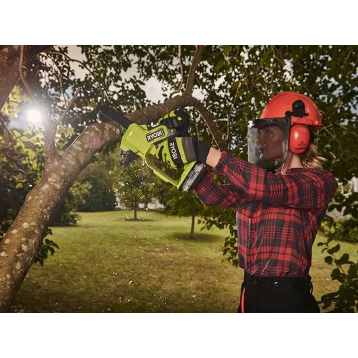 Ryobi RY18PS15A-120 akkukäyttöinen oksasaha, 18 V, 15 cm, 2 Ah