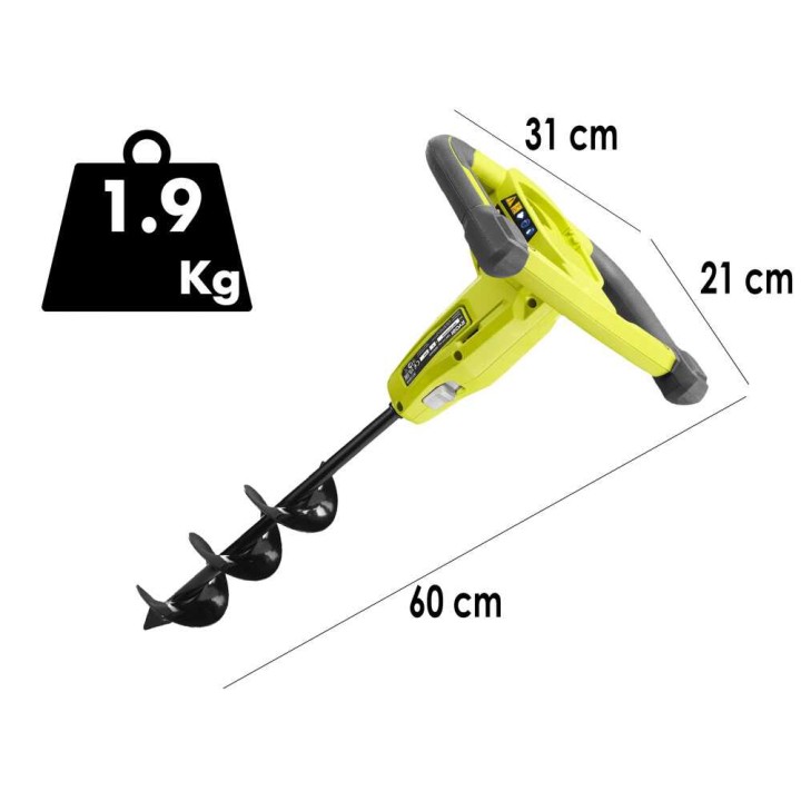 Ryobi RY18HA-0 akkumaaporakone, 18 V, 7,5 cm kaira, ilman akkua ja laturia