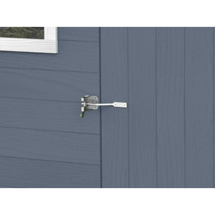 Alce Livia 198x130 grigio puutarhavaja, 198 × 130 × 205 cm, puuta, ikkunalla