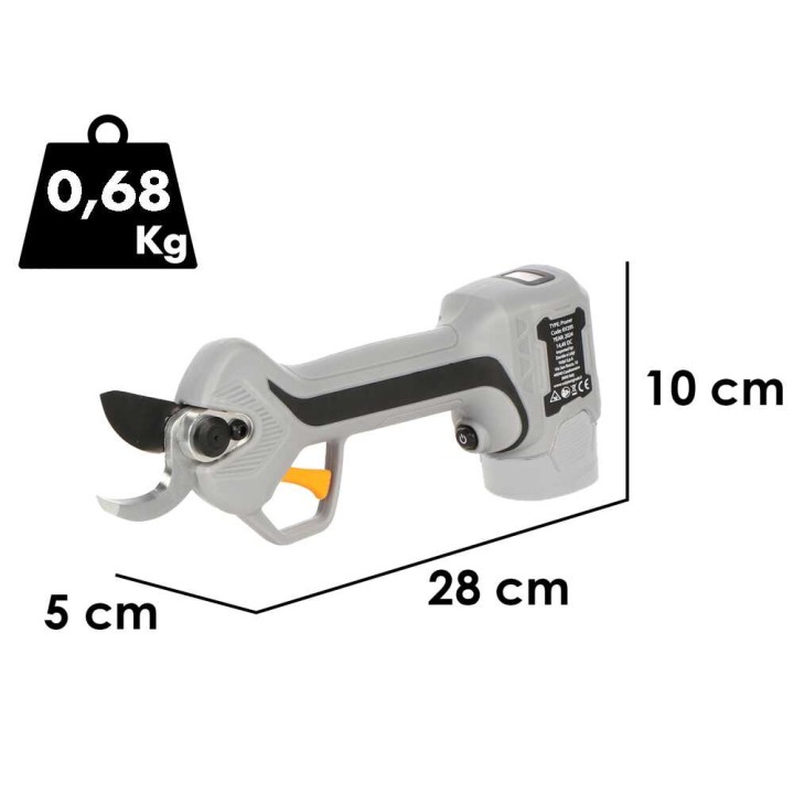 Volpi KV295 sähköoksasakset, 150 W, 14,4 V, 28 mm, ilman akkua ja laturia