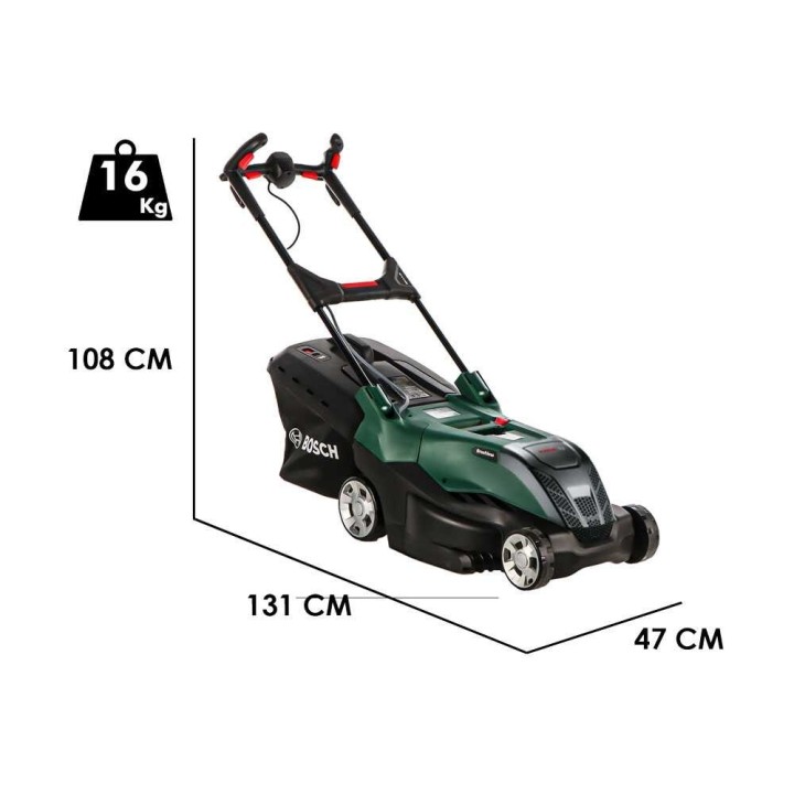 Bosch AdvancedRotak 44-750 sähköruohonleikkuri, 1 800 W, 44 cm