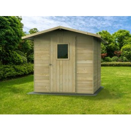 Vaniglia 200x207 puinen puutarhavaja 200 207 214 cm lattia ja ikkuna