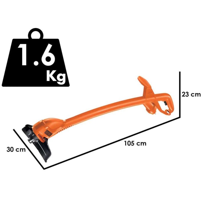 Black & Decker GL360-QS sähköreunaleikkuri, 350 W, 25 cm, 230 V