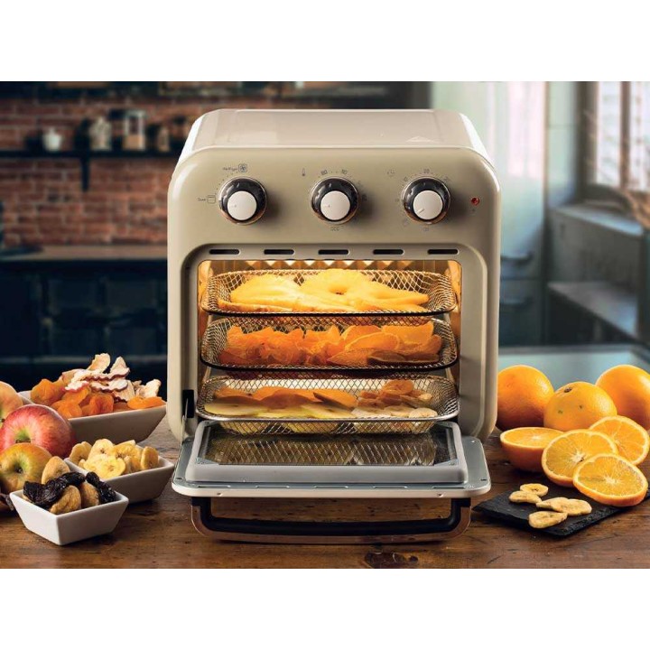 Ariete Vintage Beige ilmafriteerauskeitin ja sähköuuni, 16 l, 1 400 W, 230 V