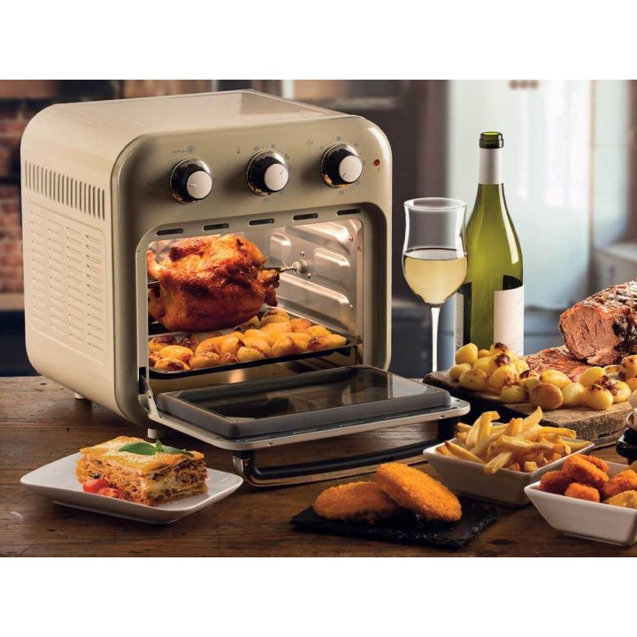 Ariete Vintage Beige ilmafriteerauskeitin ja sähköuuni, 16 l, 1 400 W, 230 V