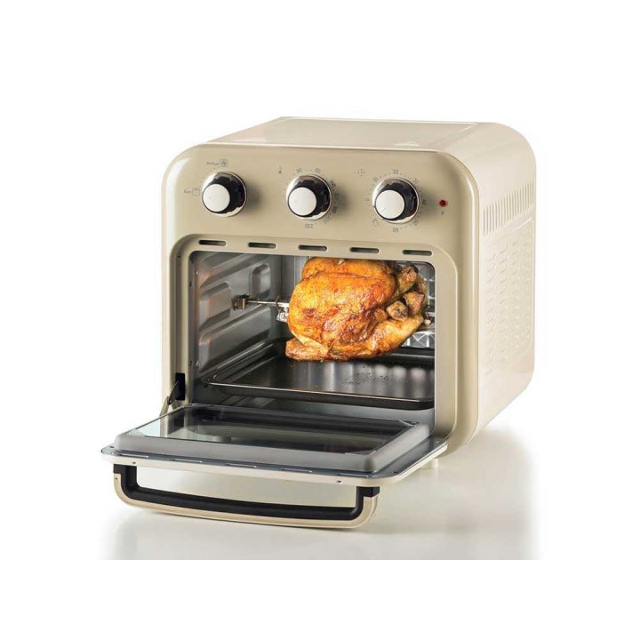 Ariete Vintage Beige ilmafriteerauskeitin ja sähköuuni, 16 l, 1 400 W, 230 V