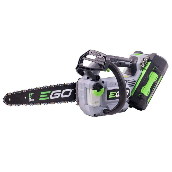 EGO CS 1200 E akkukäyttöinen oksasaha, 56 V, 30 cm, akku ja laturi
