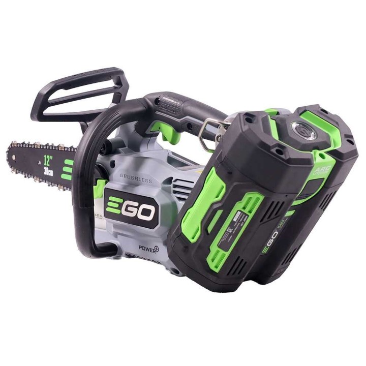 EGO CS 1200 E akkukäyttöinen oksasaha, 56 V, 30 cm, akku ja laturi