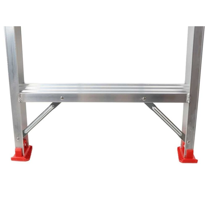 1031 kaksipuolinen alumiinitikas, 10 + 10 askelmaa, 150 kg, työskentelykorkeus 3,30 m