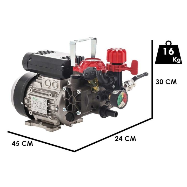 Annovi Reverberi AR 252 EM sähköpumppu ruiskutukseen, 1,5 HP, 230 V