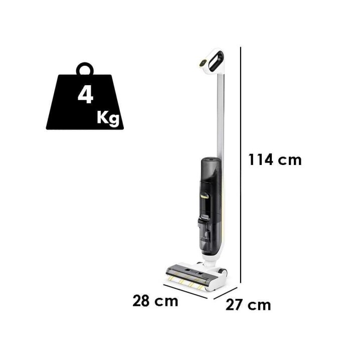 Kärcher FCV 3 akkukäyttöinen lattianpesukone, 3 toimintoa, 21,6 V