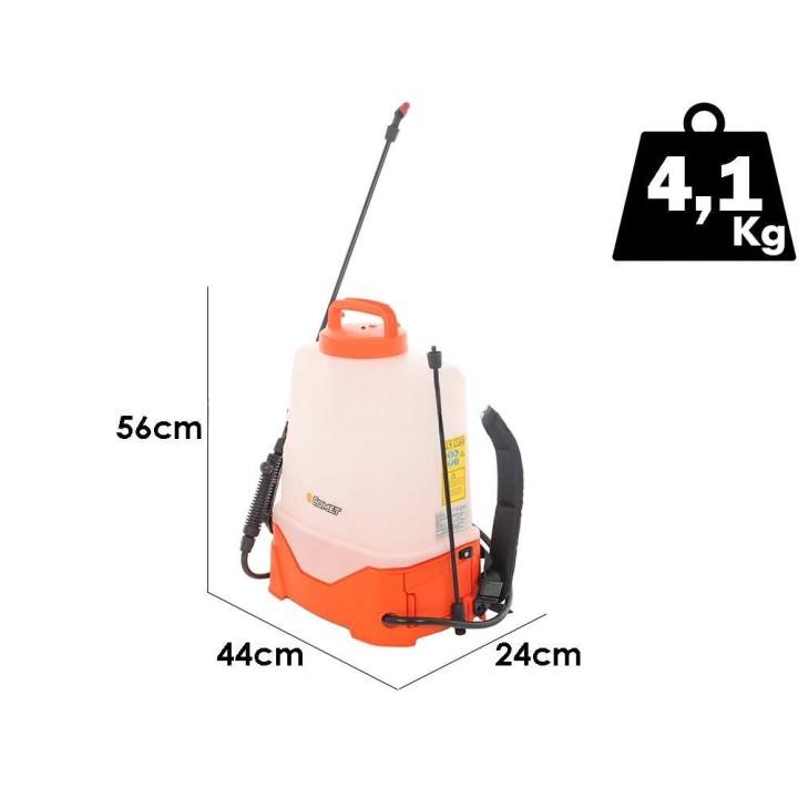 Comet KB 15 akkuruisku, 15 l, 18 V, 2,6 Ah, selkämallinen