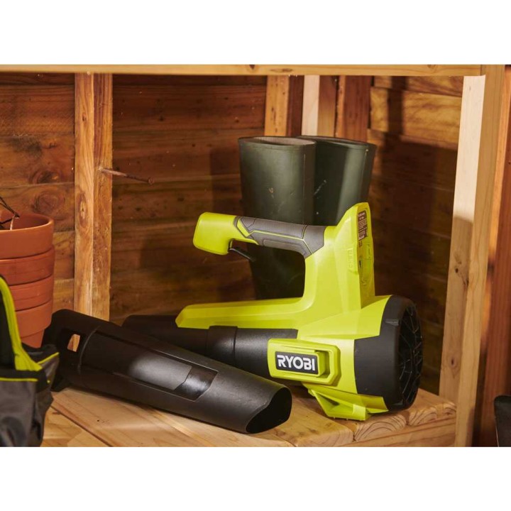 Ryobi RY18BLB-0 akkulehtipuhallin, 18 V, 161 km/h, ilman akkua ja laturia