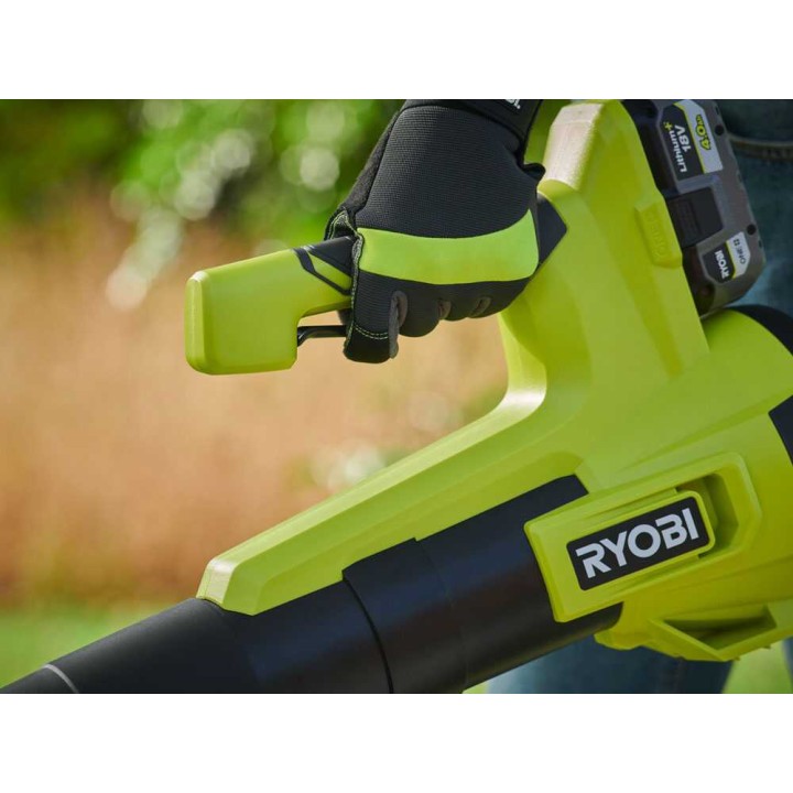 Ryobi RY18BLB-0 akkulehtipuhallin, 18 V, 161 km/h, ilman akkua ja laturia