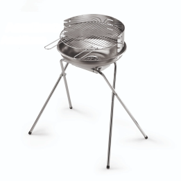 Ompagrill 485 Pro Inox 70480 hiiligrilli 44 cm ruostumaton teräs