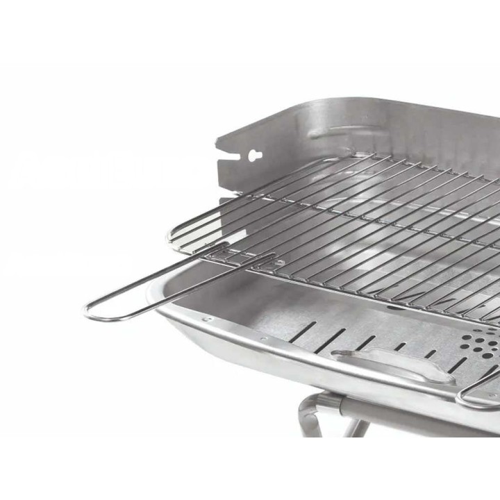 Ompagrill 60-40 Aluminized hiiligrilli, 60 × 36 cm, 3 paistokorkeutta
