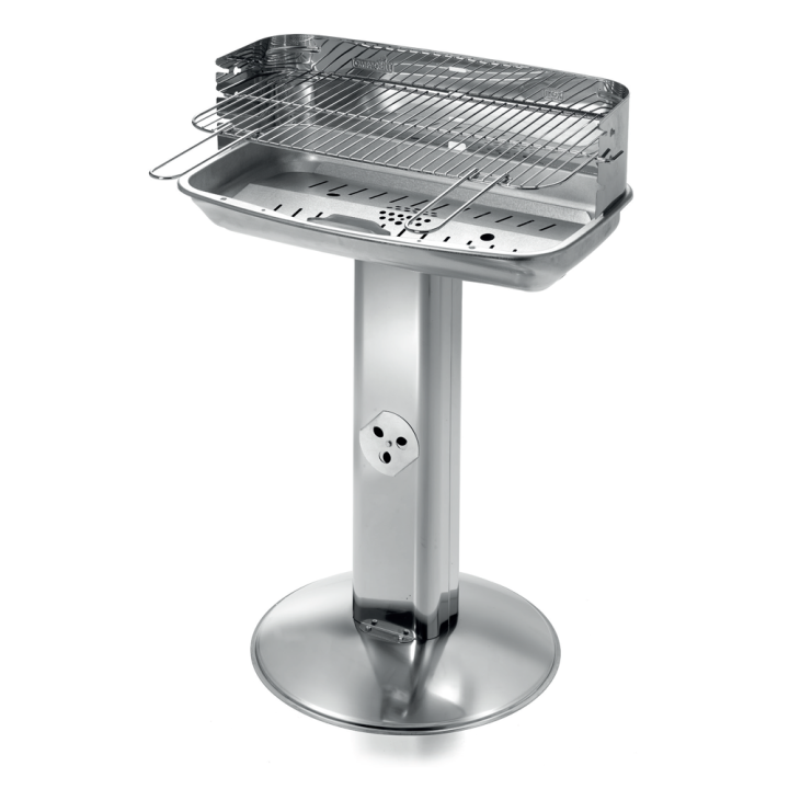 Ompagrill 60 40 Venus Inox hiiligrilli 60 36 cm 4 korkeutta