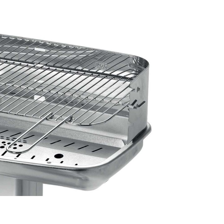 Ompagrill 60-40 Venus Inox hiiligrilli, 60 × 36 cm, 4 korkeutta