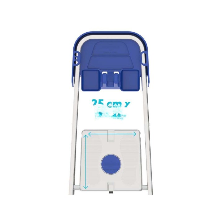 Colombo Atlantica S112A07P tasotikkaat, 7 askelmaa, alumiini, 150 kg
