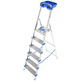 Colombo Atlantica S112A06P tasotikkaat 6 askelmaa alumiini 150 kg