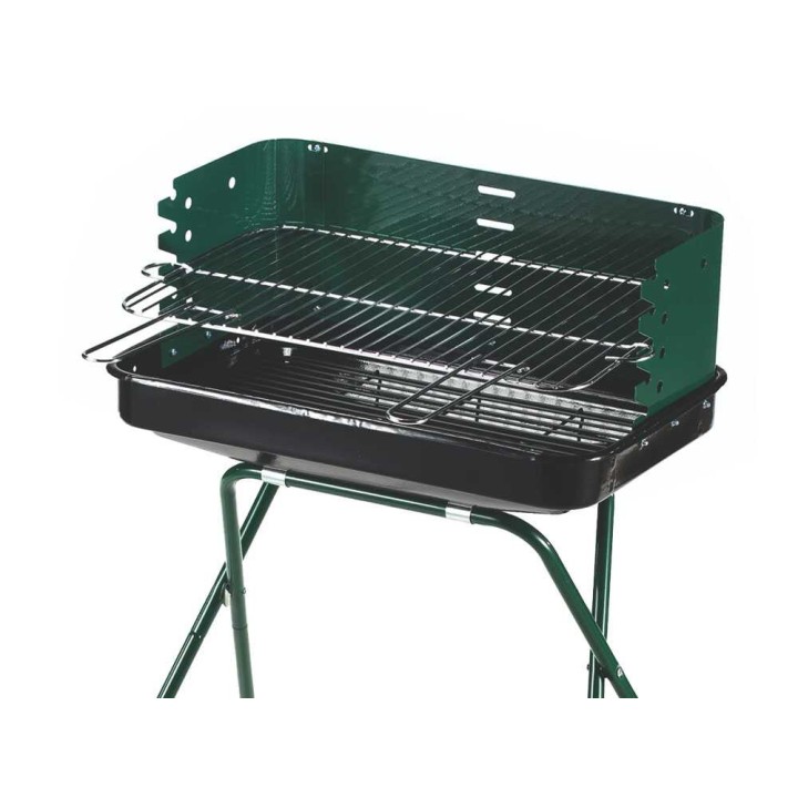Ompagrill 60-40 Green hiiligrilli, 53 × 34,5 cm, 3 korkeutta