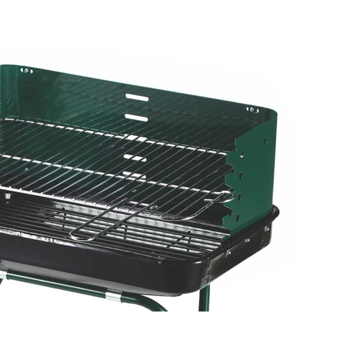 Ompagrill 60-40 Green hiiligrilli, 53 × 34,5 cm, 3 korkeutta