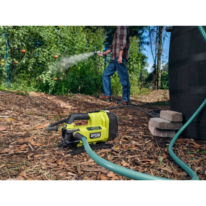 Ryobi RY18TPXA-0 akkukäyttöinen itseimevä pumppu, 18 V, 108 W