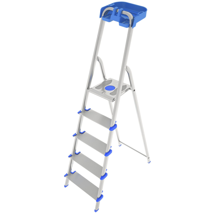 Colombo Atlantica S112A05P porrasjakkara 5 askelmaa alumiini 150 kg