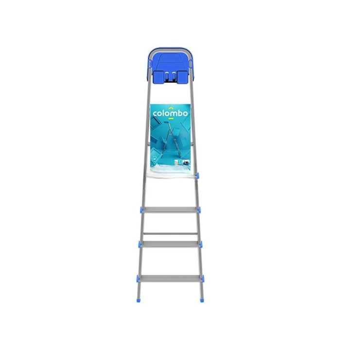 Colombo Atlantica S112A05P porrasjakkara, 5 askelmaa, alumiini, 150 kg