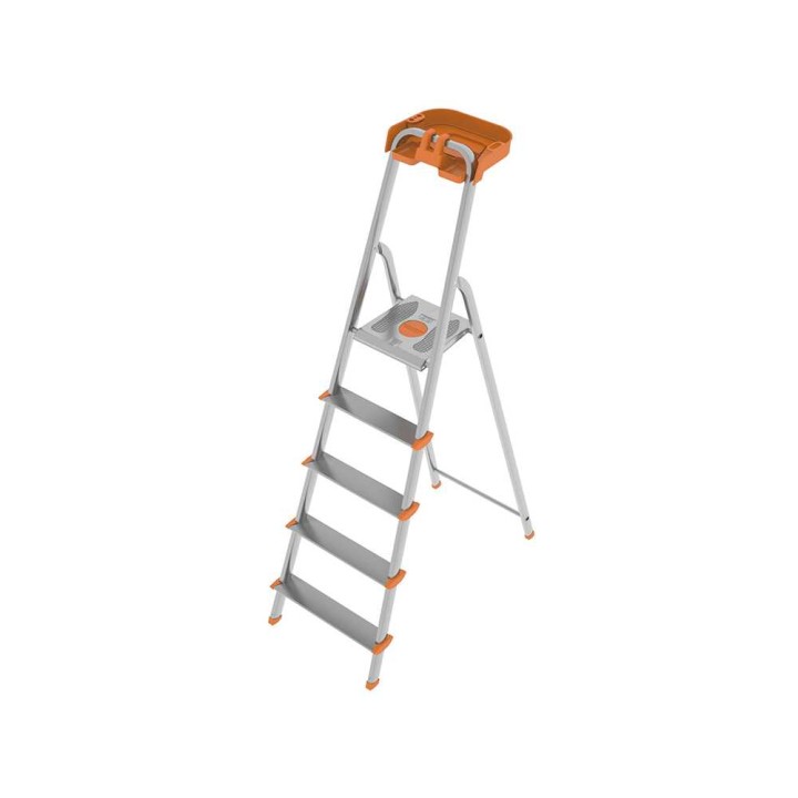 Colombo Attica S108A05P alumiinitikkaat, 5 askelmaa, 150 kg, 206 cm työskentelykorkeus