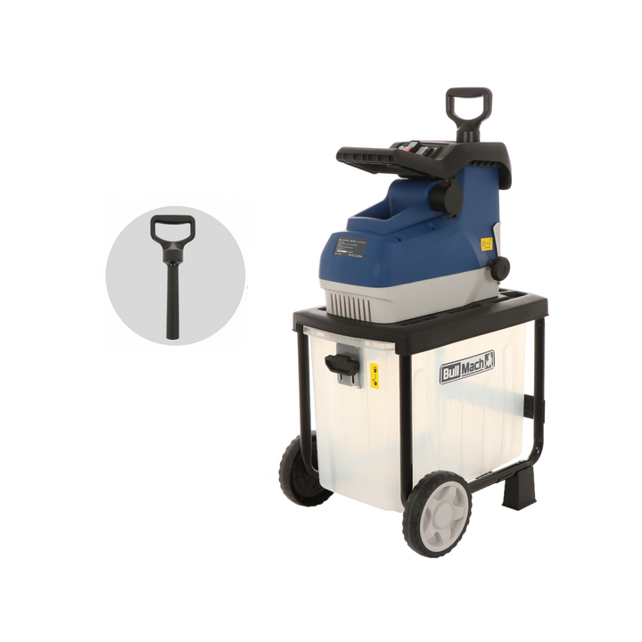 BullMach Tersic 45 Roller sähköbiotritur 2 800 W 45 mm keräyssäiliö