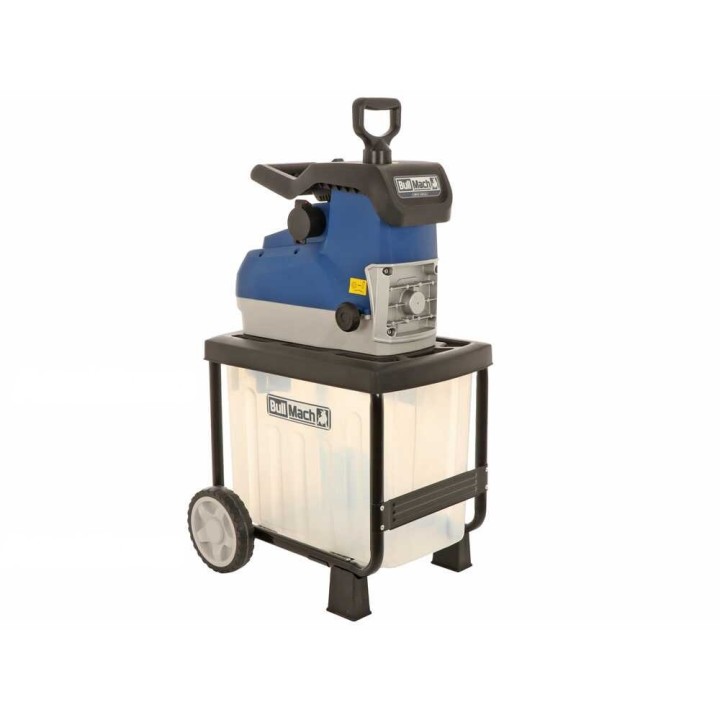 BullMach Tersic 45 Roller -sähköbiotritur, 2 800 W, 45 mm, keräyssäiliö