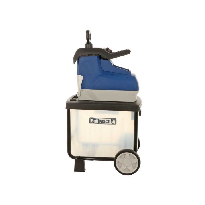BullMach Tersic 45 Roller -sähköbiotritur, 2 800 W, 45 mm, keräyssäiliö