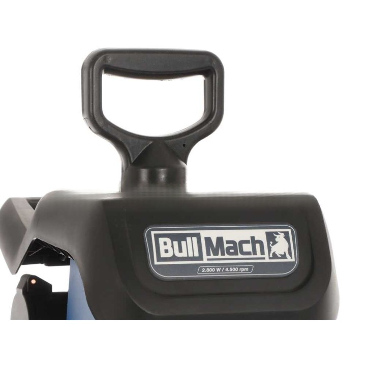 BullMach Tersic 45 Roller -sähköbiotritur, 2 800 W, 45 mm, keräyssäiliö