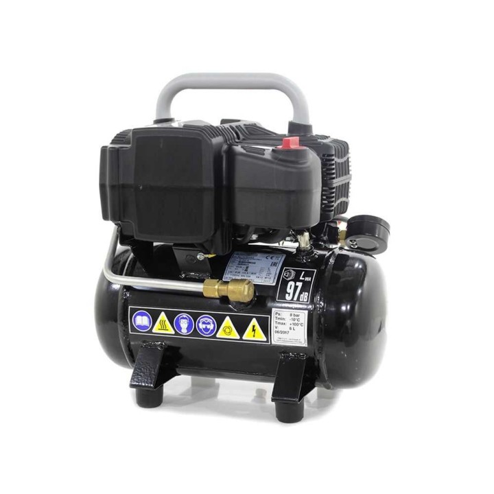 Black & Decker BD195/6 NK öljytön kompressori, 1,5 HP, 6 l, 8 bar