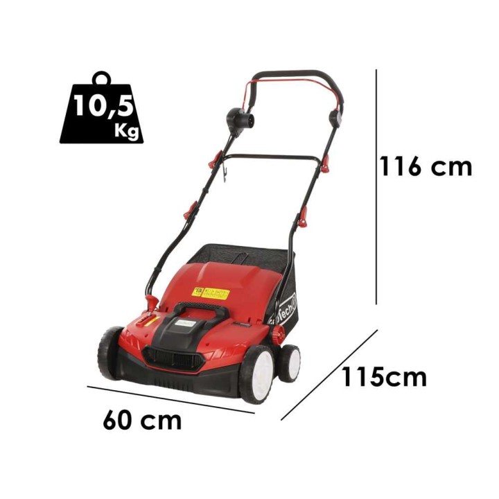 GeoTech SC 1850EVO sähköinen ilmaaja ja pystyleikkuri, 1 800 W, 36 cm