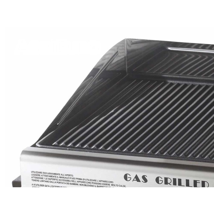 Ompagrill Single 4043/M kaasukäyttöinen plancha-grilli, 3,7 kW, 40 × 43 cm
