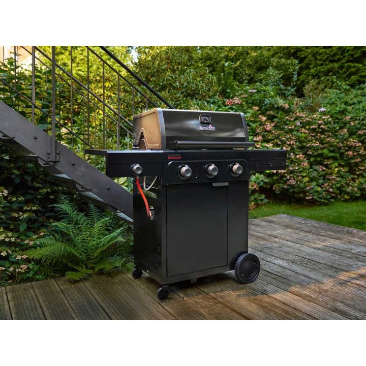 Char-Broil Essential 3G kaasugrilli, 3 poltinta, 7,9 kW, sivukeitin