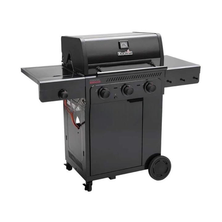 Char-Broil Essential 3G kaasugrilli, 3 poltinta, 7,9 kW, sivukeitin