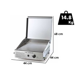 Ompagrill Single 4044 Cover M plancha grilli kaasu 3 7 kW