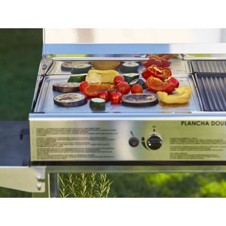 Ompagrill Double 4068/Cover/M kaasugrilli plancha, 6 kW, kansi