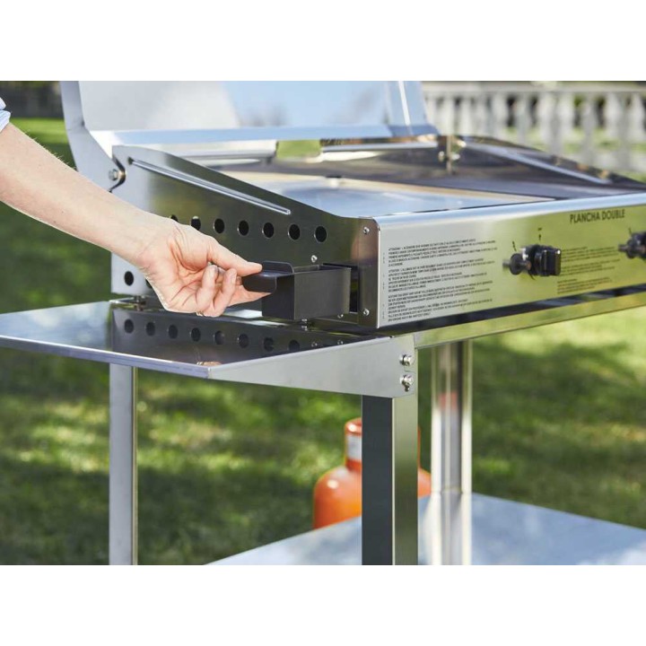 Ompagrill Double 4068/Cover/M kaasugrilli plancha, 6 kW, kansi