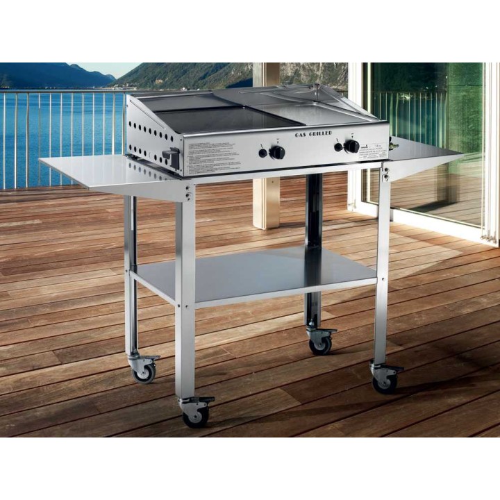 Ompagrill Double 4070/M plancha-kaasugrilli, 6 kW, 2 840 cm²