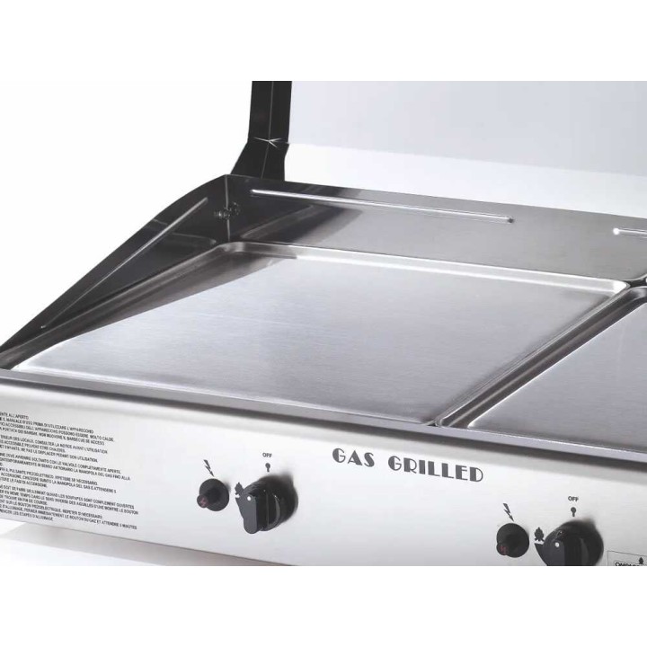 Ompagrill Double 4071/Cover/M kaasuplancha, 6 kW, kansi