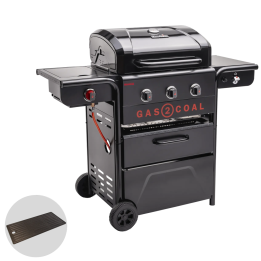 Char Broil Gas2Coal 330 Special Edition kaasu ja hiiligrilli 10 1 kW 62 43 cm