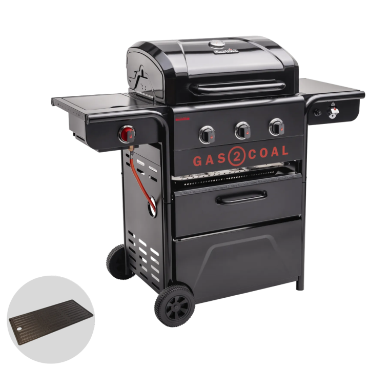 Char Broil Gas2Coal 330 Special Edition kaasu ja hiiligrilli 10 1 kW 62 43 cm