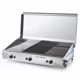 Ompagrill Trio01 Cover M plancha kaasugrilli 6 9 kW 84 cm